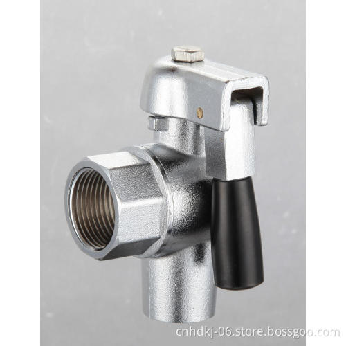 Heavy Duty Copper Faucet Style Drains for Edible Oil Releasing Valve for Commercial Countertop Deep Fryer